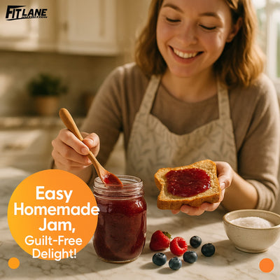 Easy Homemade Jam (Low or No Sugar!)