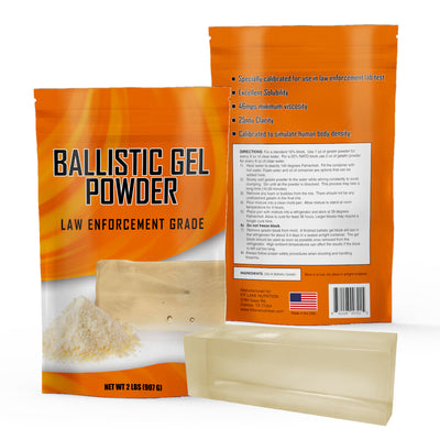 Ballistic Gel Powder 2 lbs - Law Enforcement Grade