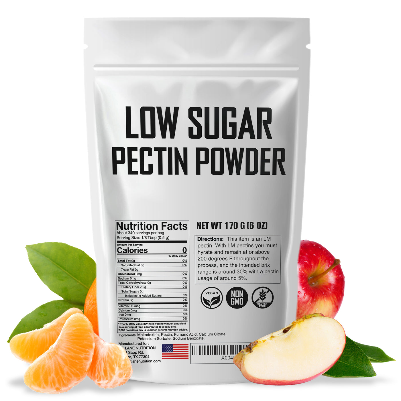 Low Sugar Pectin for Canning Jam and Jellies 6 oz