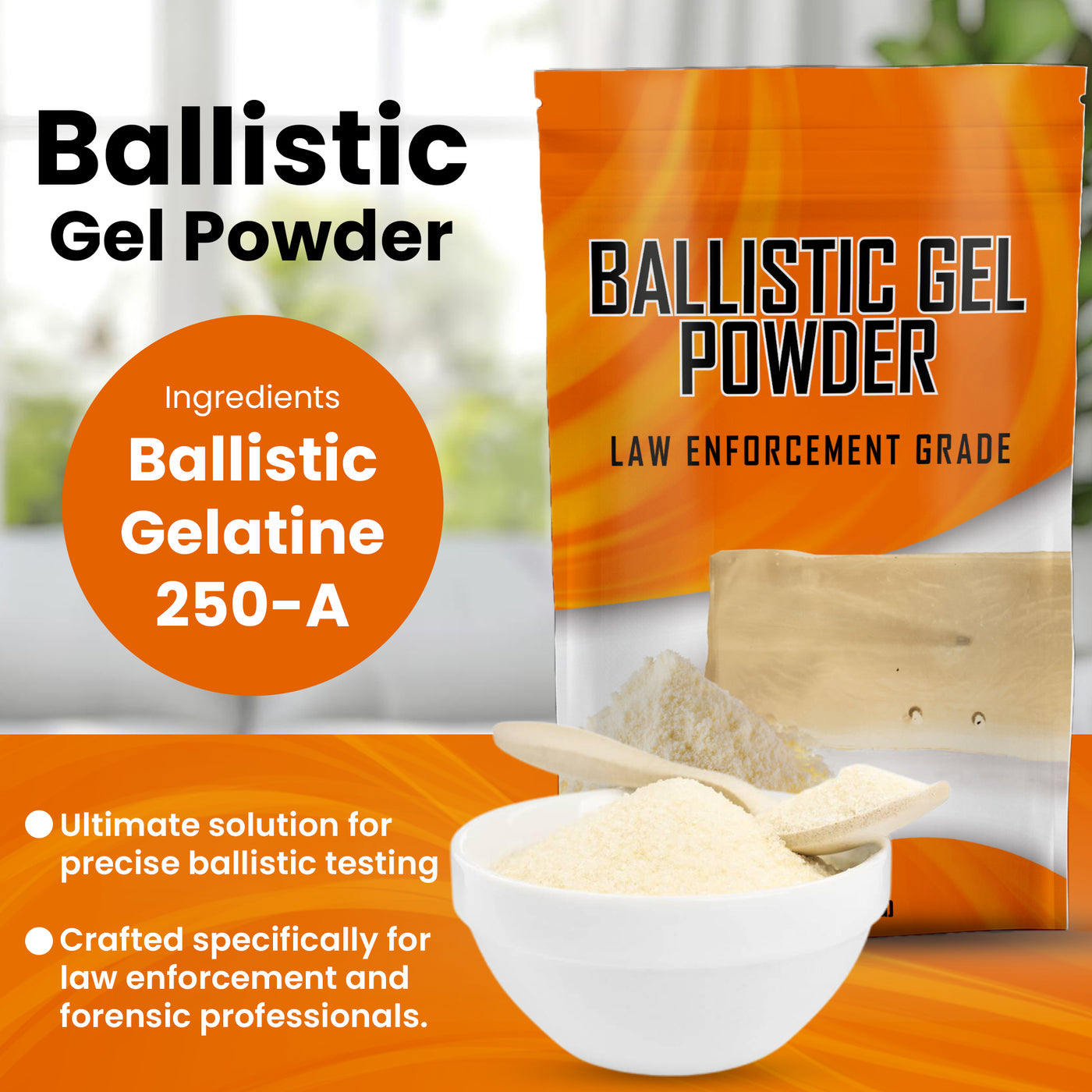 Ballistic Gel Powder 2 lbs - Law Enforcement Grade