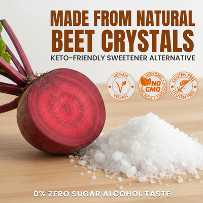 Isomalt Crystals 8 oz – Sugar Substitute Powder for Baking and Decorating – Clear and Ready to Use – Bulk Size – By Fit Lane Nutrition