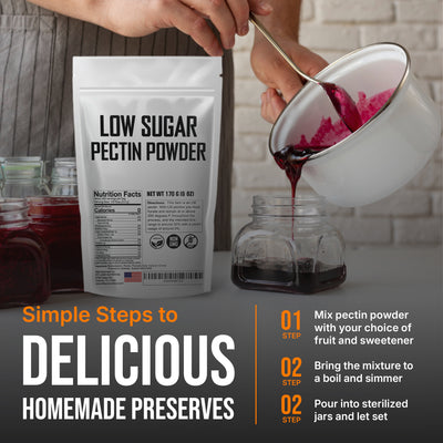 Low Sugar Pectin for Canning Jam and Jellies 6 oz