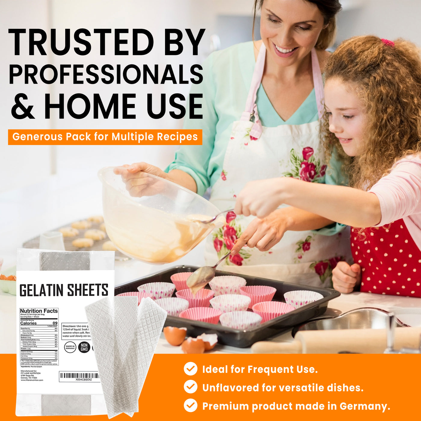 Gelatin Sheets Silver 50 ct