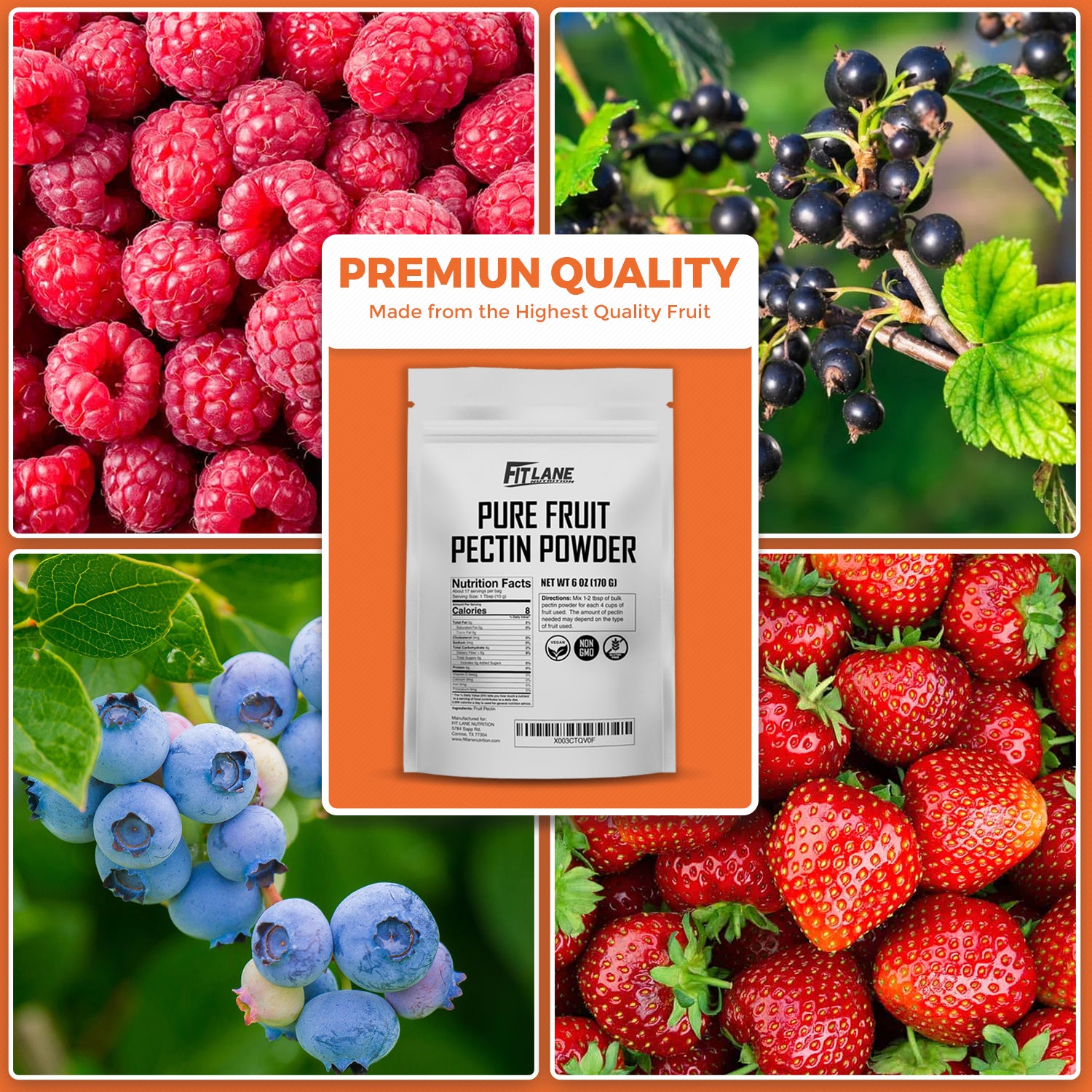 Pure Fruit Pectin Powder 6 oz – FitLane Nutrition