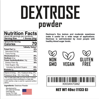 Dextrose Powder 2.5 LBS